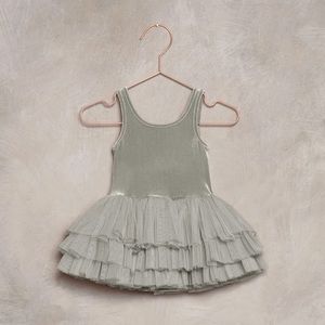 Noralee Tallulah Velour Tutu Dress Dusty Blue 8